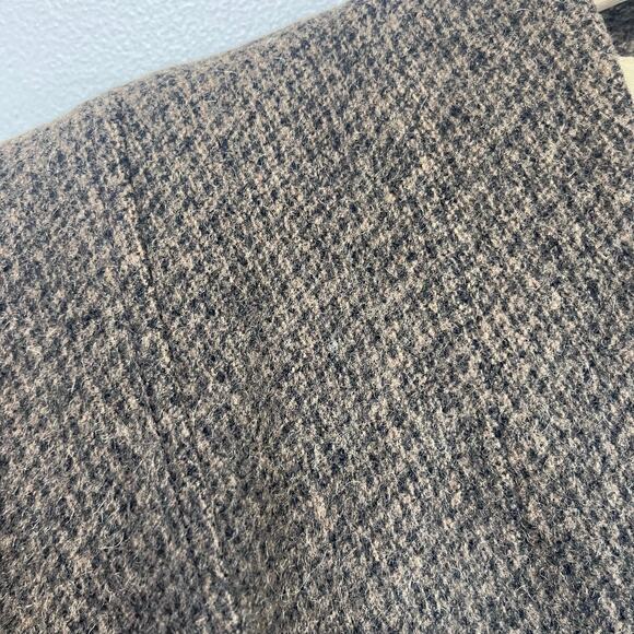 Peruvian Connection Baby Alpaca Wool Long Brown Blazer Coat Size 6 - Picture 9 of 10